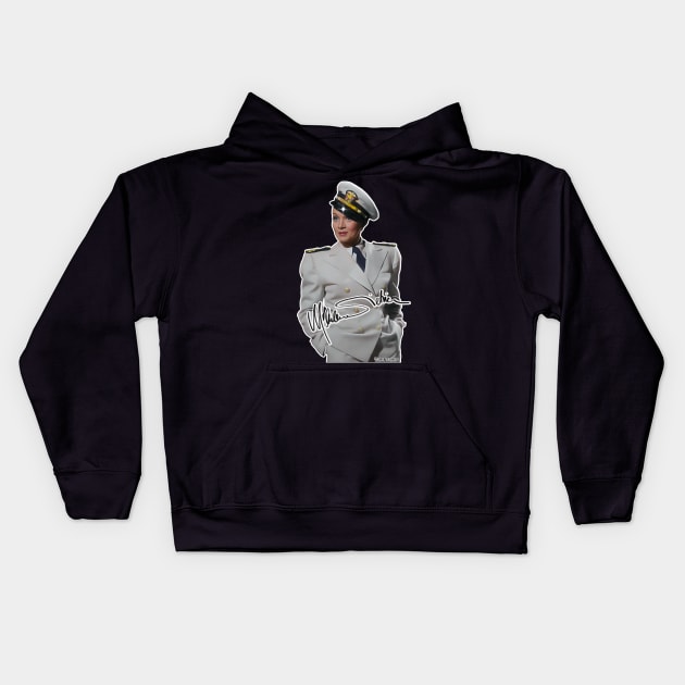 Marlene Dietrich Kids Hoodie by Camp.o.rama